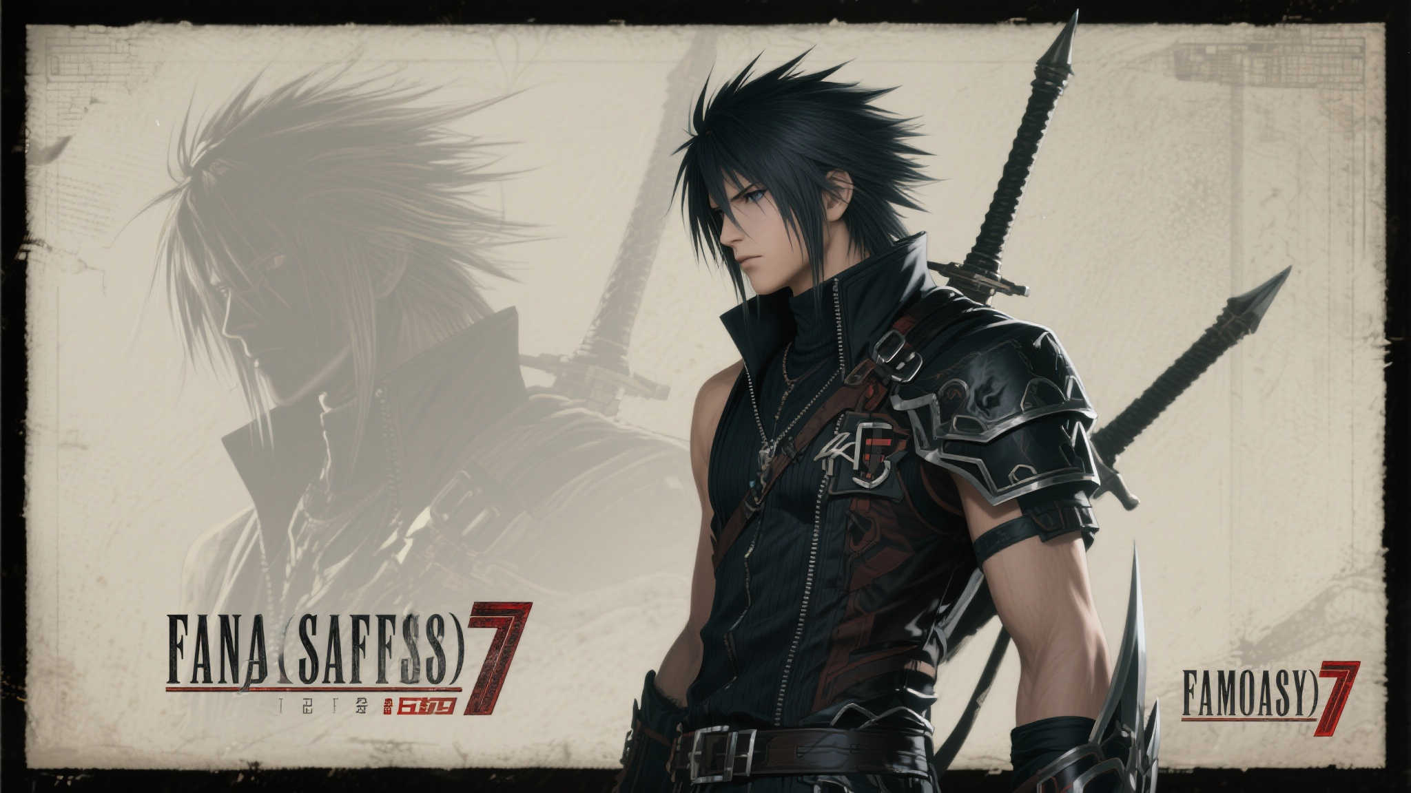 FF7重制第三部角色暗示？萨菲罗斯联动艺术设计曝光