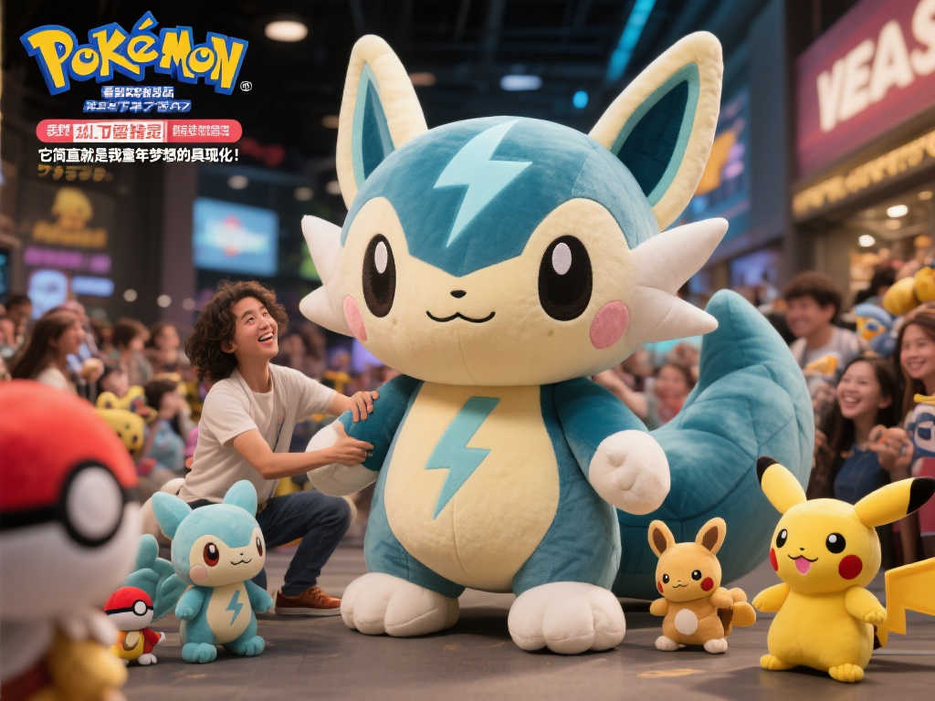 《宝可梦》发布伊布家族等身大玩偶 人气角色热卖蓄势待发 《宝可梦》发布伊布家族等身大玩偶 人气角色热卖蓄势待发